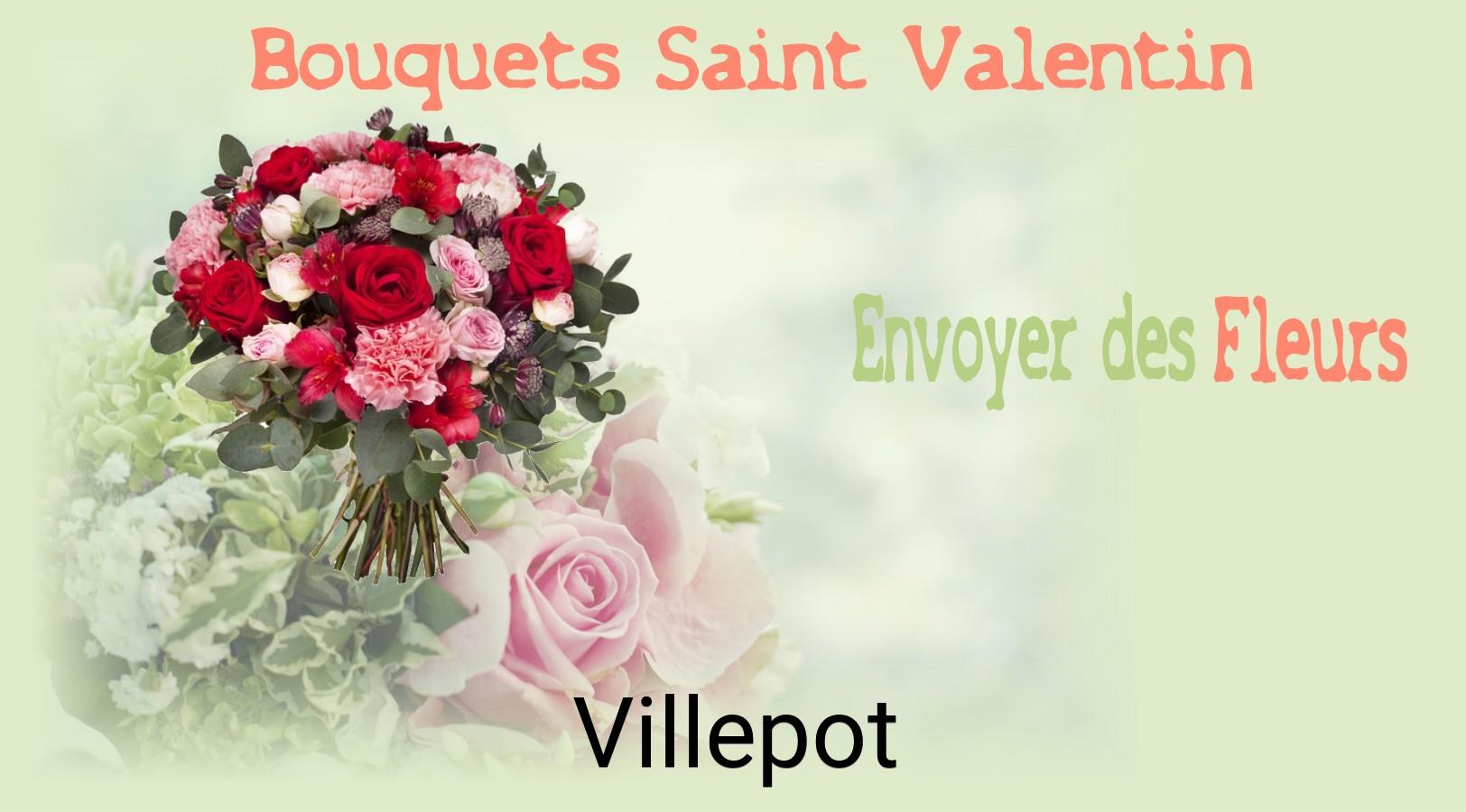 Roses de Saint-Valentin livrées à Villepot