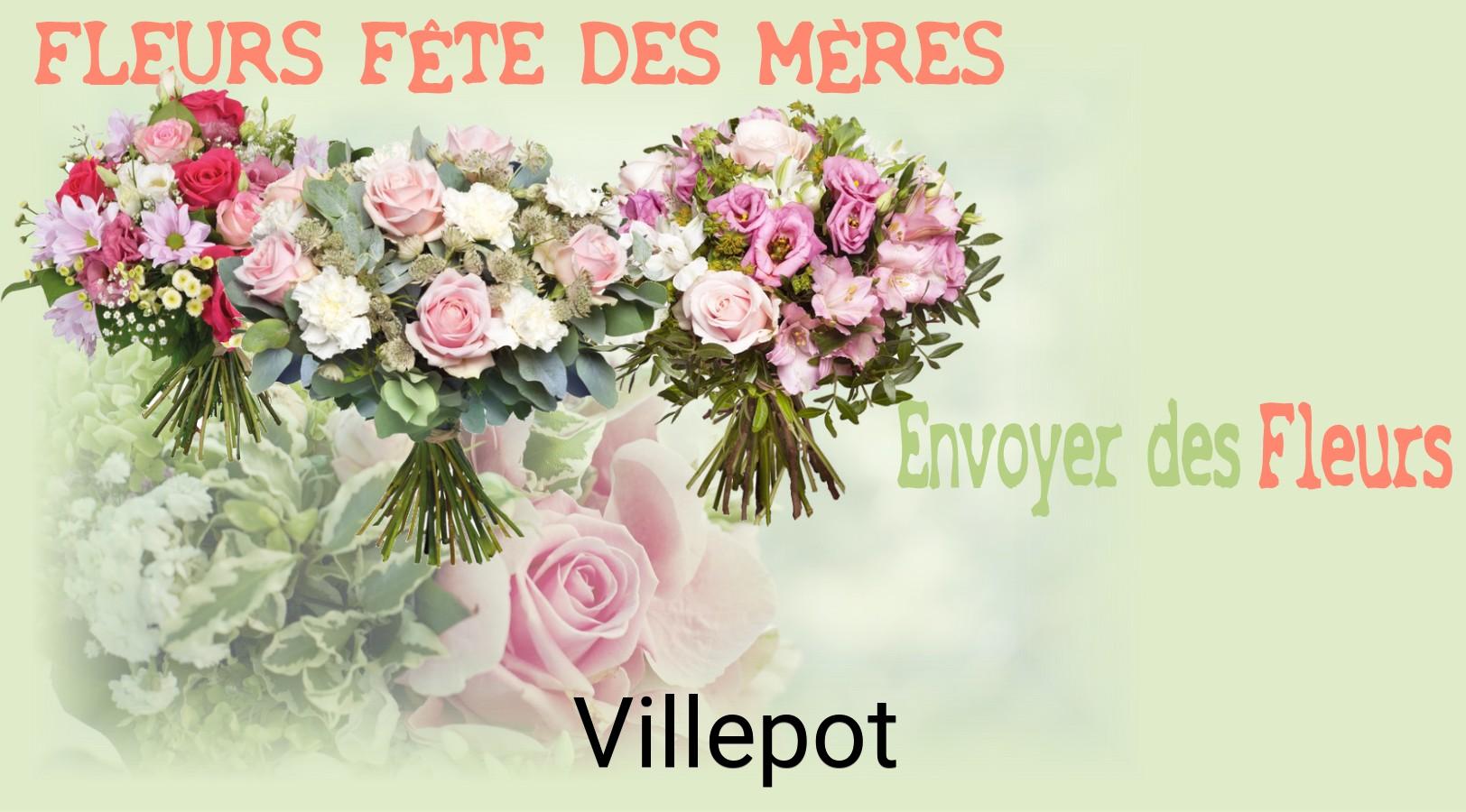 Bouquet de Fête des Mères livré à Villepot